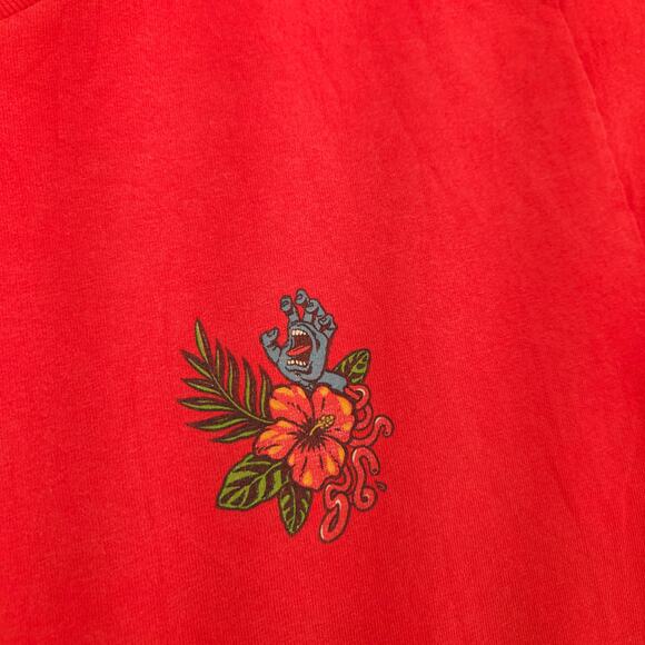 Santa Cruz Casual Crew Neck Short Sleeve Graphic T Shirt Mens Size S Red - Picture 4 of 9